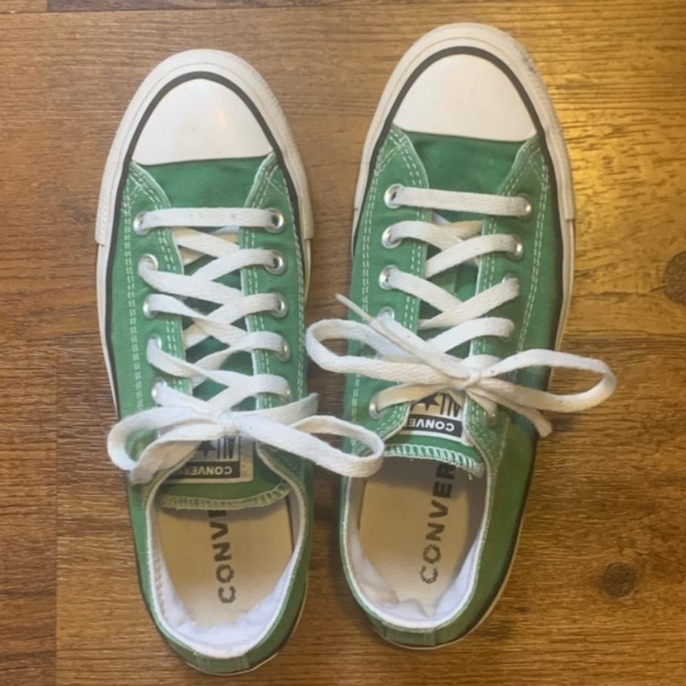 Converse All Star Low Top Green Chucks